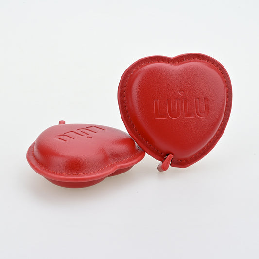 Custom Gift leather tape measure heart-shaped oil edge tape measure PU leather creative heart-shaped tape measure 1.5m PU small tape measure
