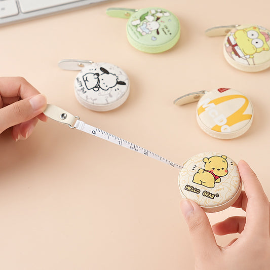Tape measure 1.5 m Portable Ruler Meter Ruler 60Inch Mini Multifunctional Cartoon Cute Portableh High-precision Waist Circumference Soft Ruler