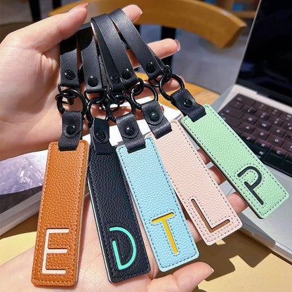 Factory custim leather keychain with personal logo for promotion gift