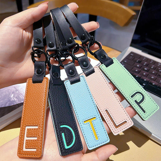 Factory custim leather keychain with personal logo for promotion gift